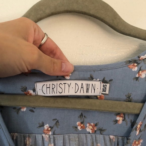 ✨Christy Dawn Dawn dress, powder blue floral✨ - Picture 3 of 8